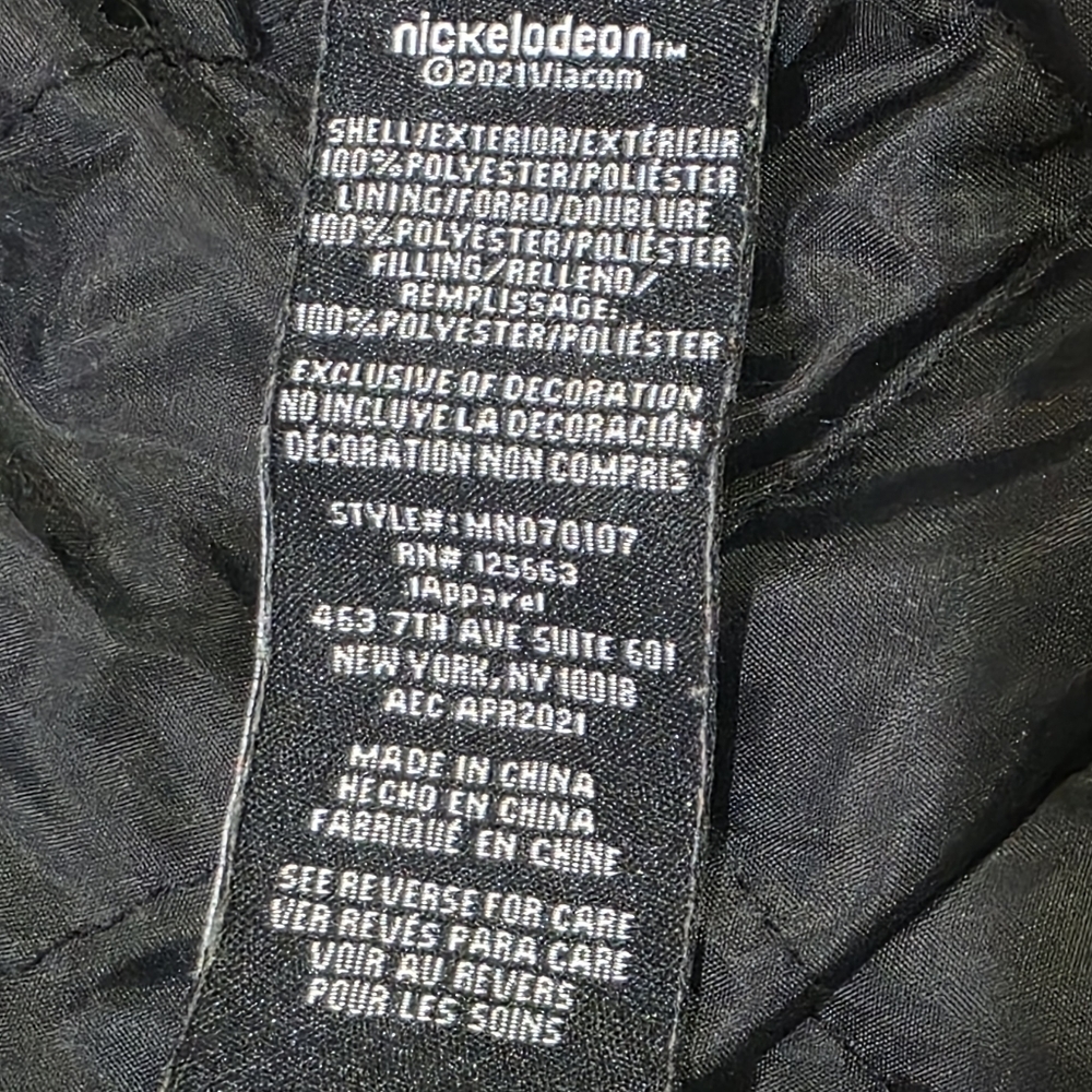 Members Only X Nickelodeon SpongeBob SquarePants Graphic Hooded Full Zip Jacket. - Picture 8 of 12